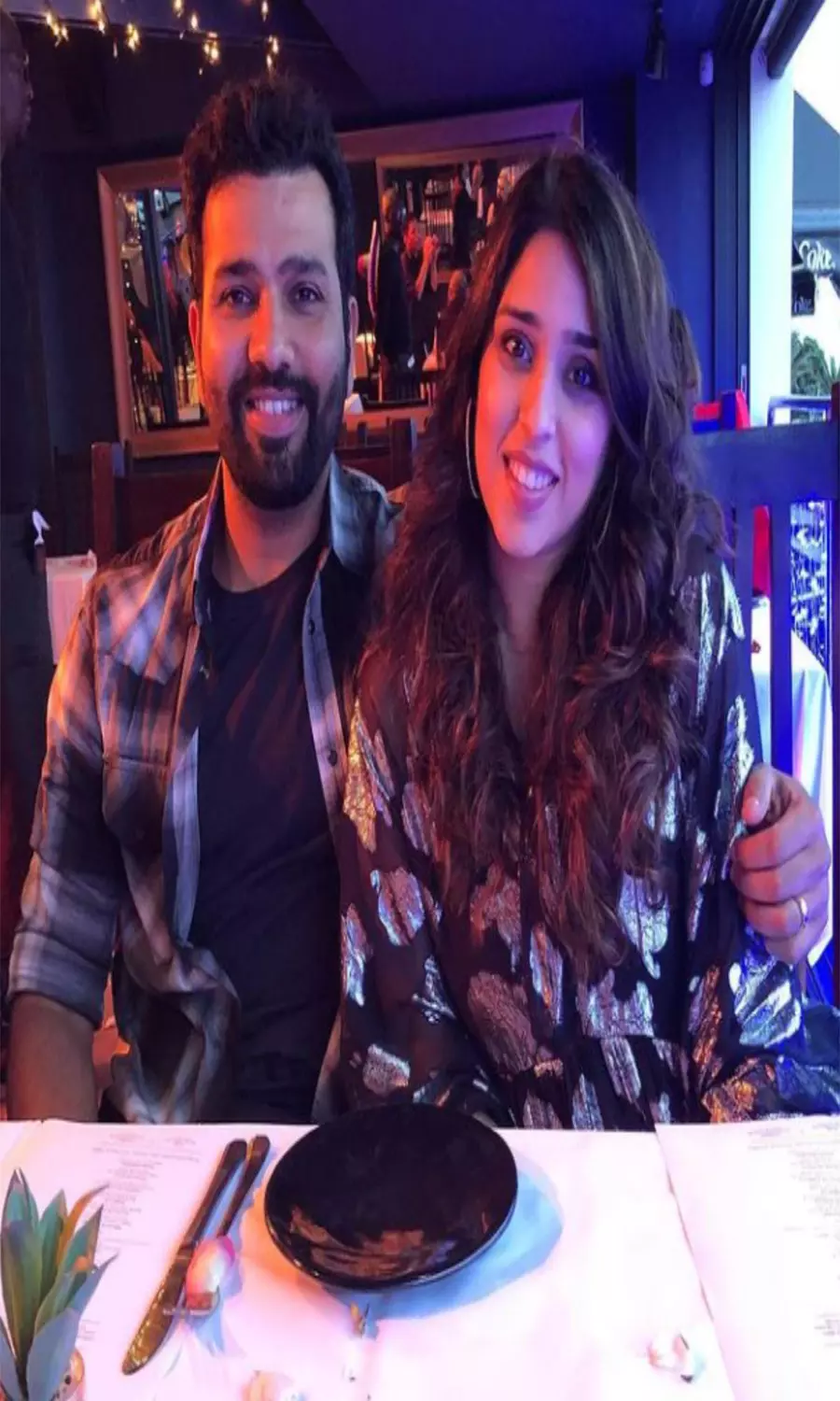 Rohit Sharma Ritika Sajdeh Pics Of The Ace Cricketer With His Wife