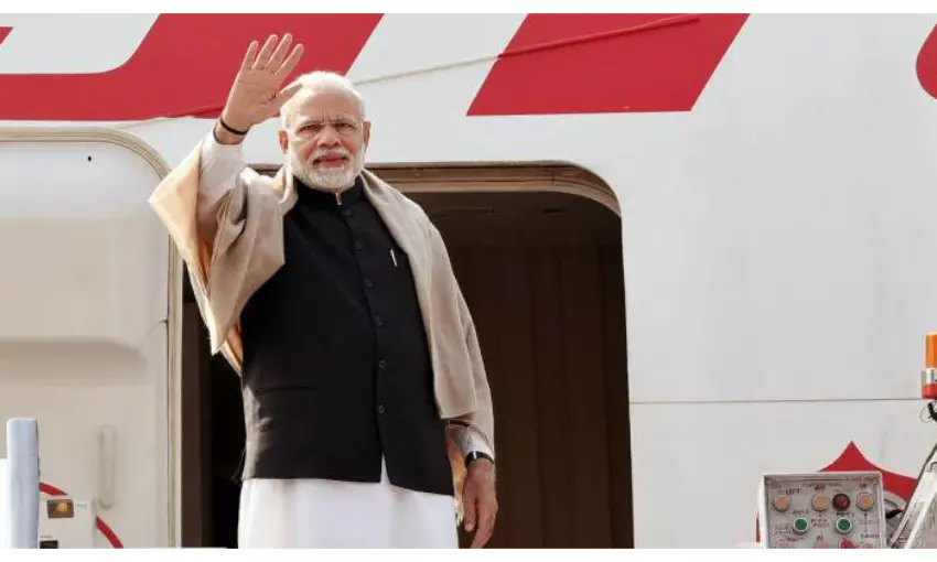 PM Modi arrives in Dhaka on 2-day Visit; Welcomed by Sheikh Hasina