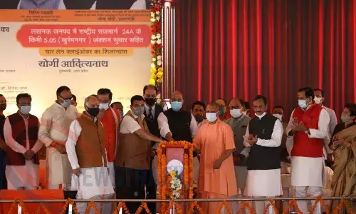Lucknow: Rajnath Singh inaugurates citys first four-lane flyover today Lucknow: Rajnath Singh inaugurates citys first four-lane flyover today