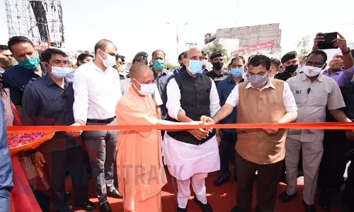 Lucknow: Rajnath Singh inaugurates citys first four-lane flyover today Lucknow: Rajnath Singh inaugurates citys first four-lane flyover today