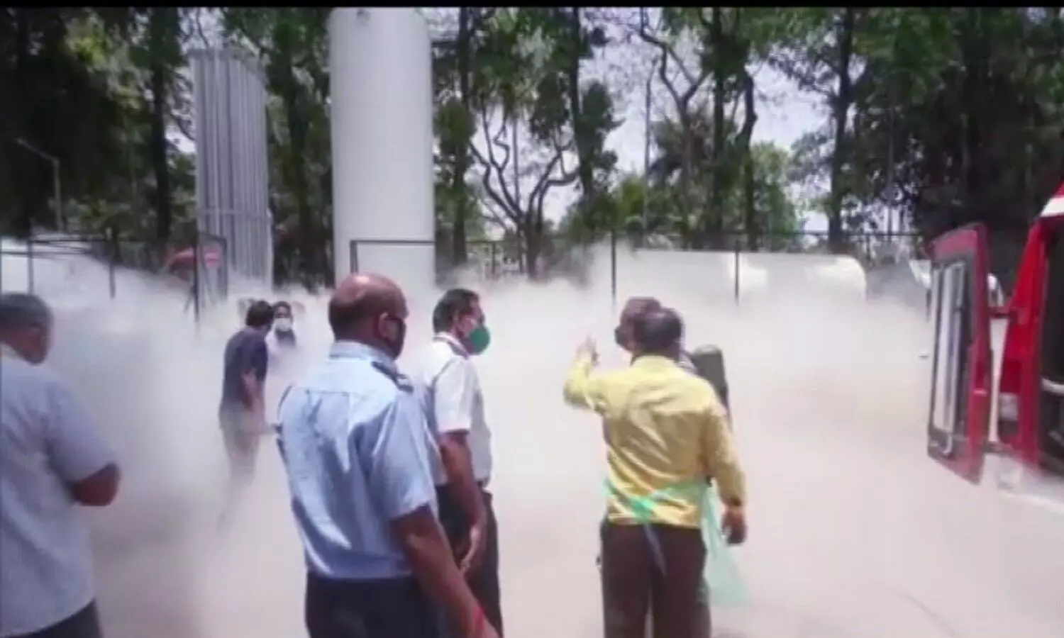 Oxygen tank leak outside Nashik Hospital; 22 people died