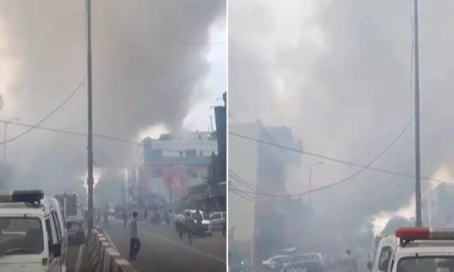 Fire breaks out at Delhis Lajpat Nagar market, 30 fire tenders rushed to spot