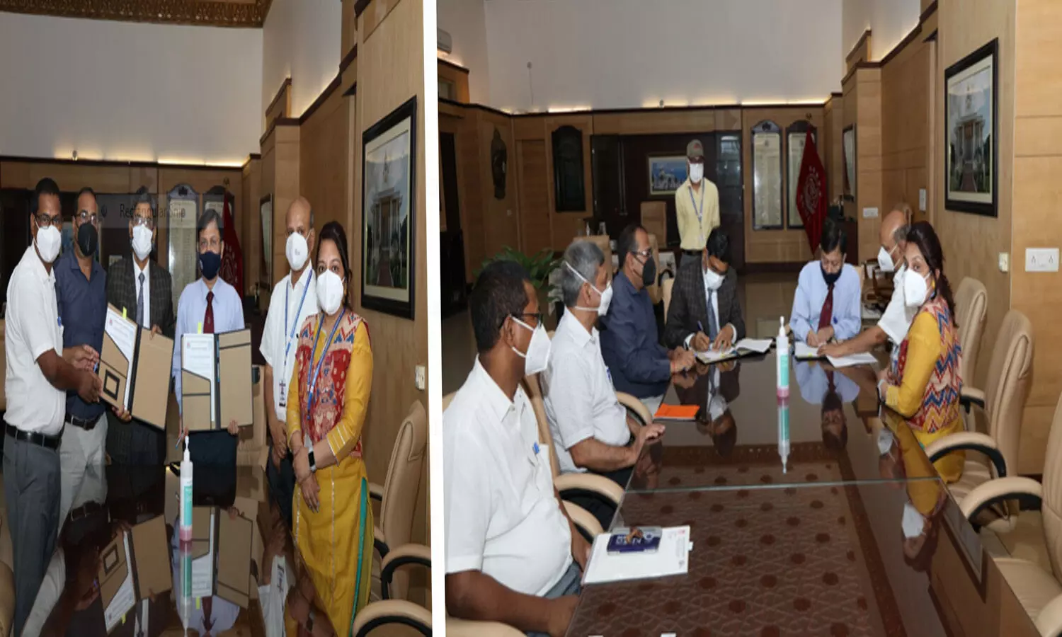 MoU signed between KGMU and Harcourt Butler Technical University