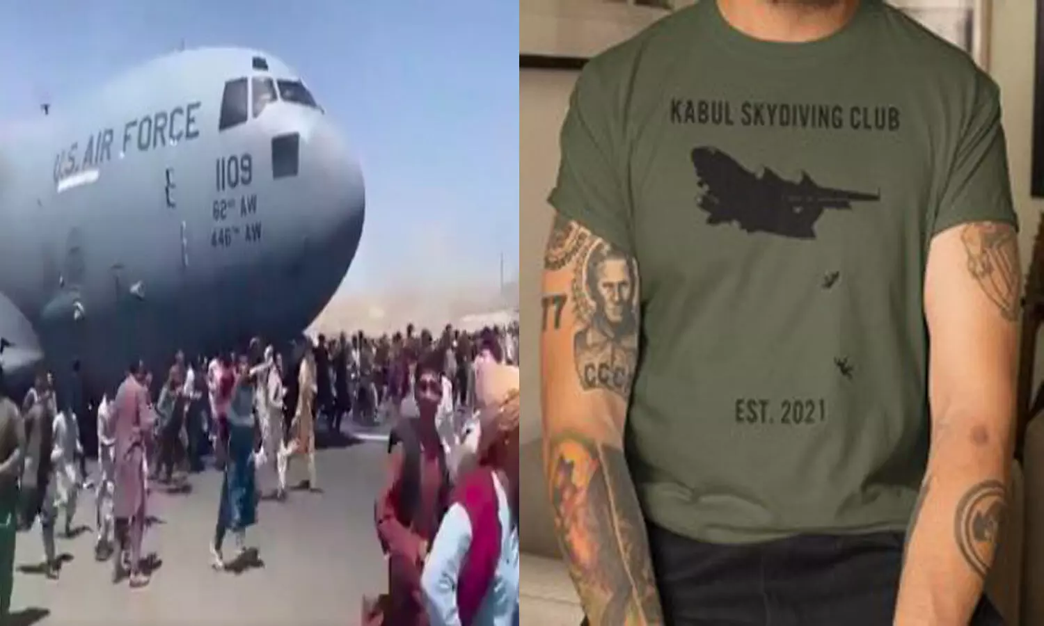 Shocking: T-shirts depicting Afghans falling from US aircraft put on sale, sparks rage on internet