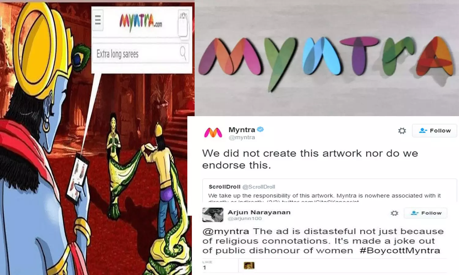Boycott Myntra trends