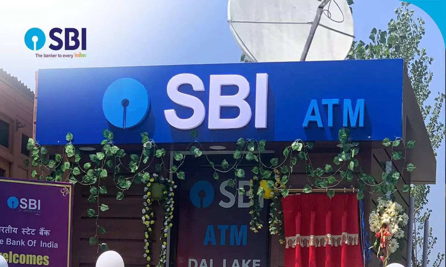 State Bank of India opens a floating ATM in Srinagars Dal Lake for locals & tourists