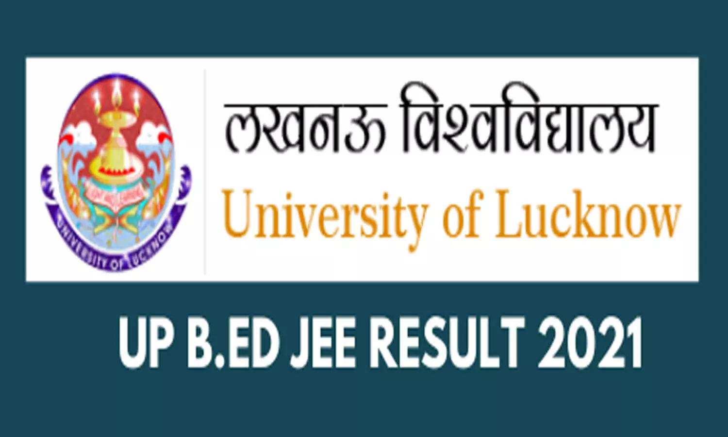 UP B.Ed JEE Result 2021 declared