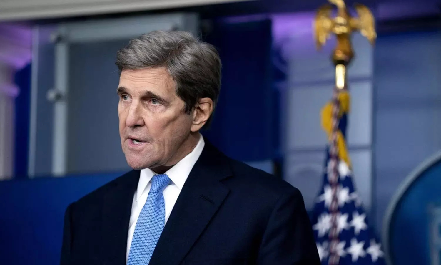 John Kerry in India for climate talks from September 12 to 14
