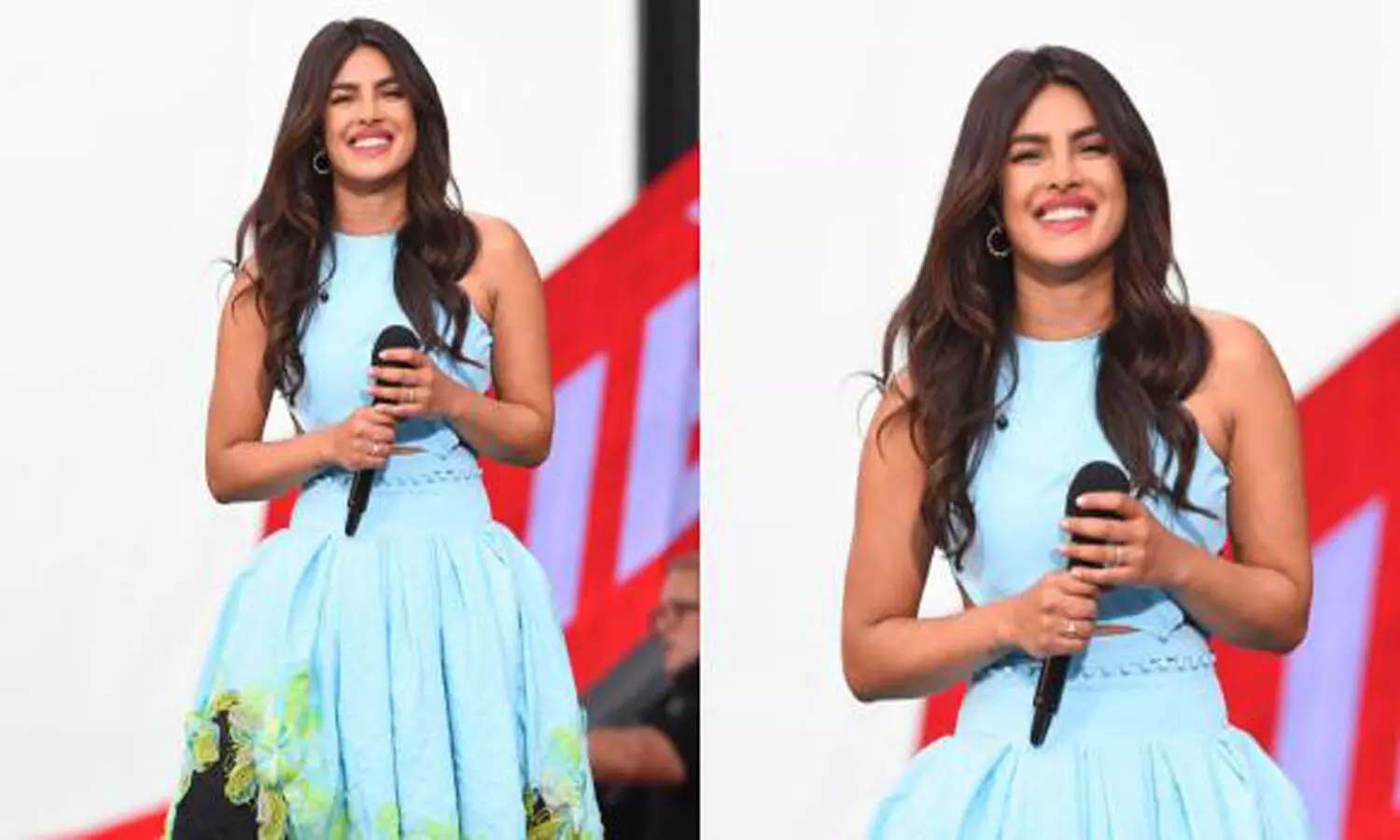 Priyanka Chopra is an absolute stunner as she POSES in a pretty blue outfit at Global Citizen live; SEE PIC