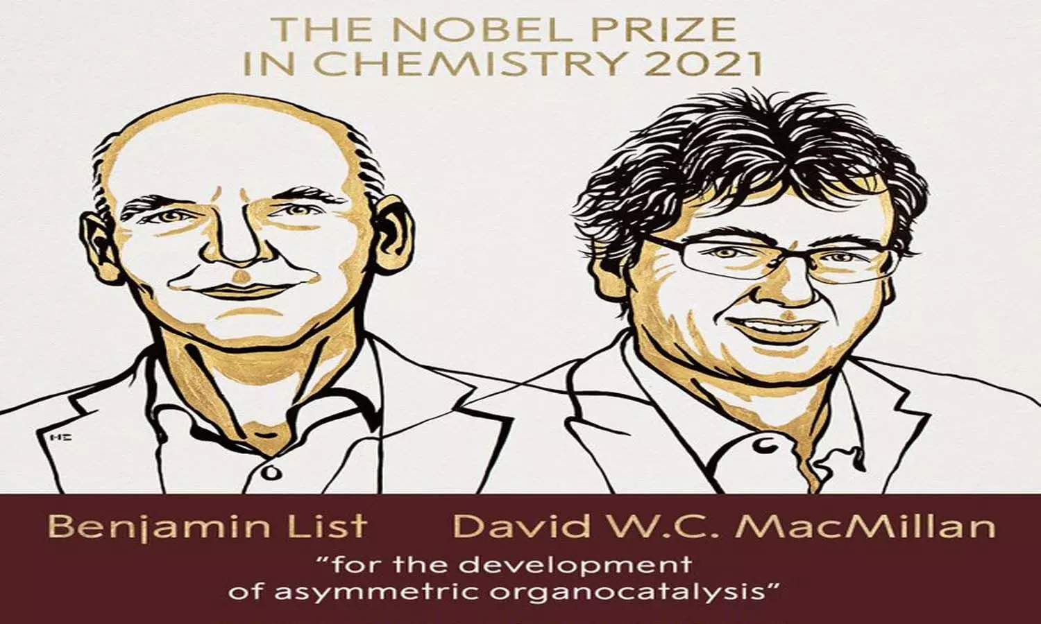 Benjamin List and David W.C. MacMillan win Nobel Prize 2021 in Chemistry