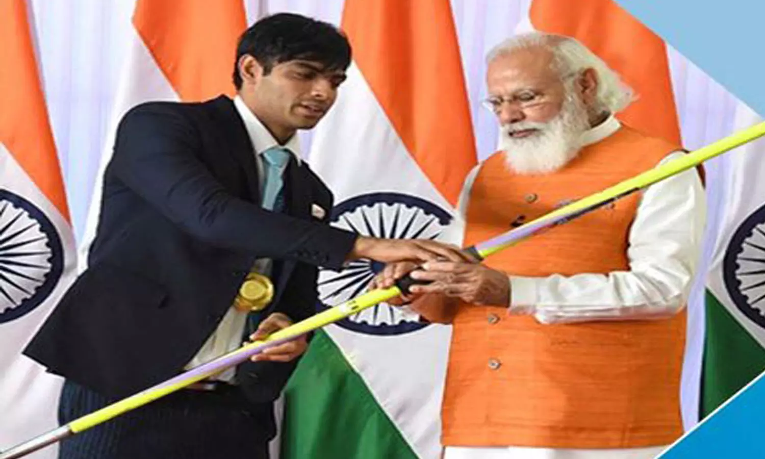 Neeraj Chopras javelin gets Rs 1.5 crore bid in e-auction of PM Narendra Modis mementos