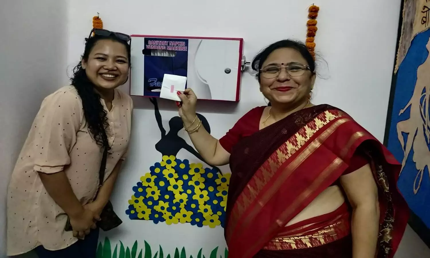 Mission Shakti: Inauguration of sanitary pad vending machine at Lucknow University