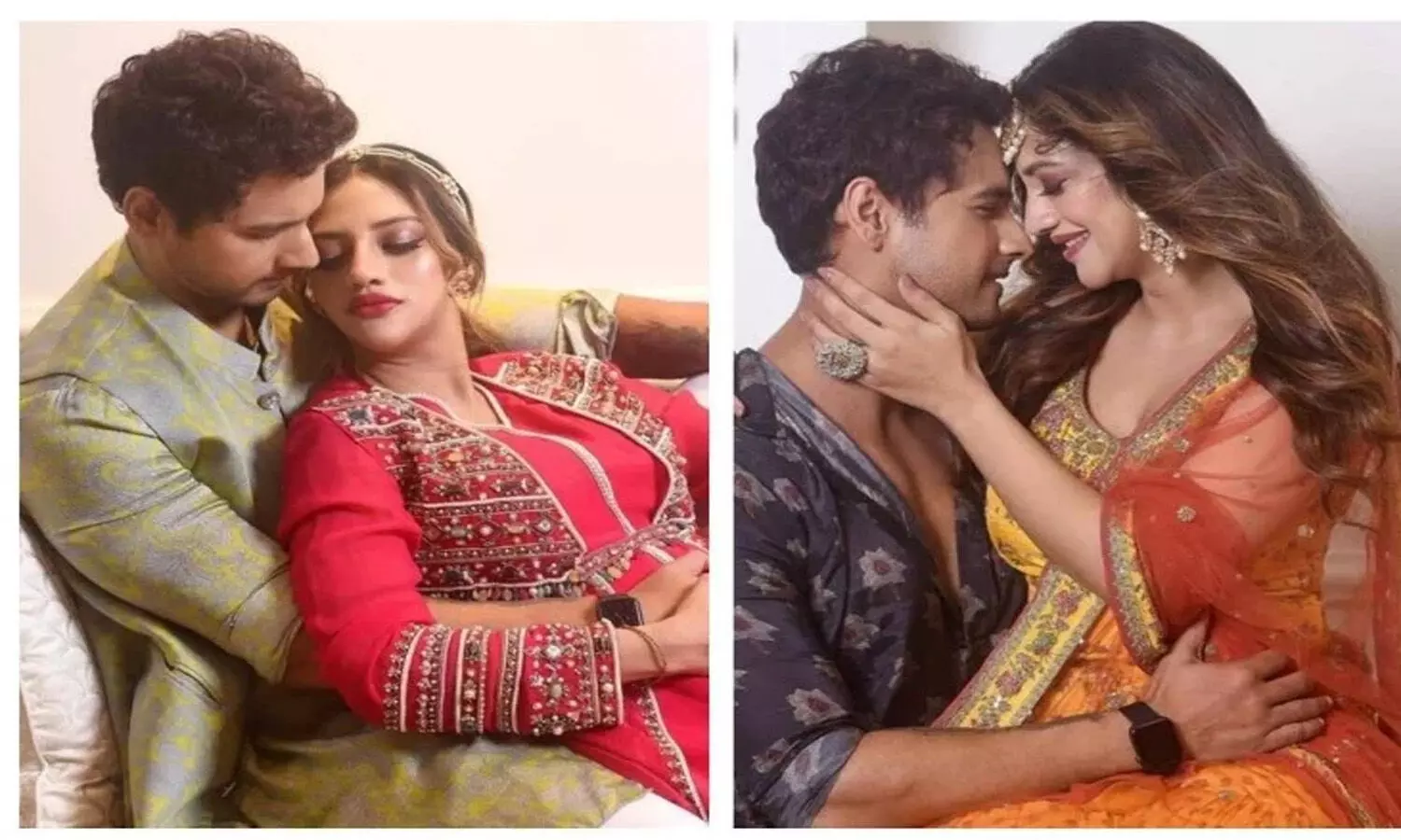 Viral! Nusrat Jahan collabs with hubby Yash Dasgupta for romantic photoshoot