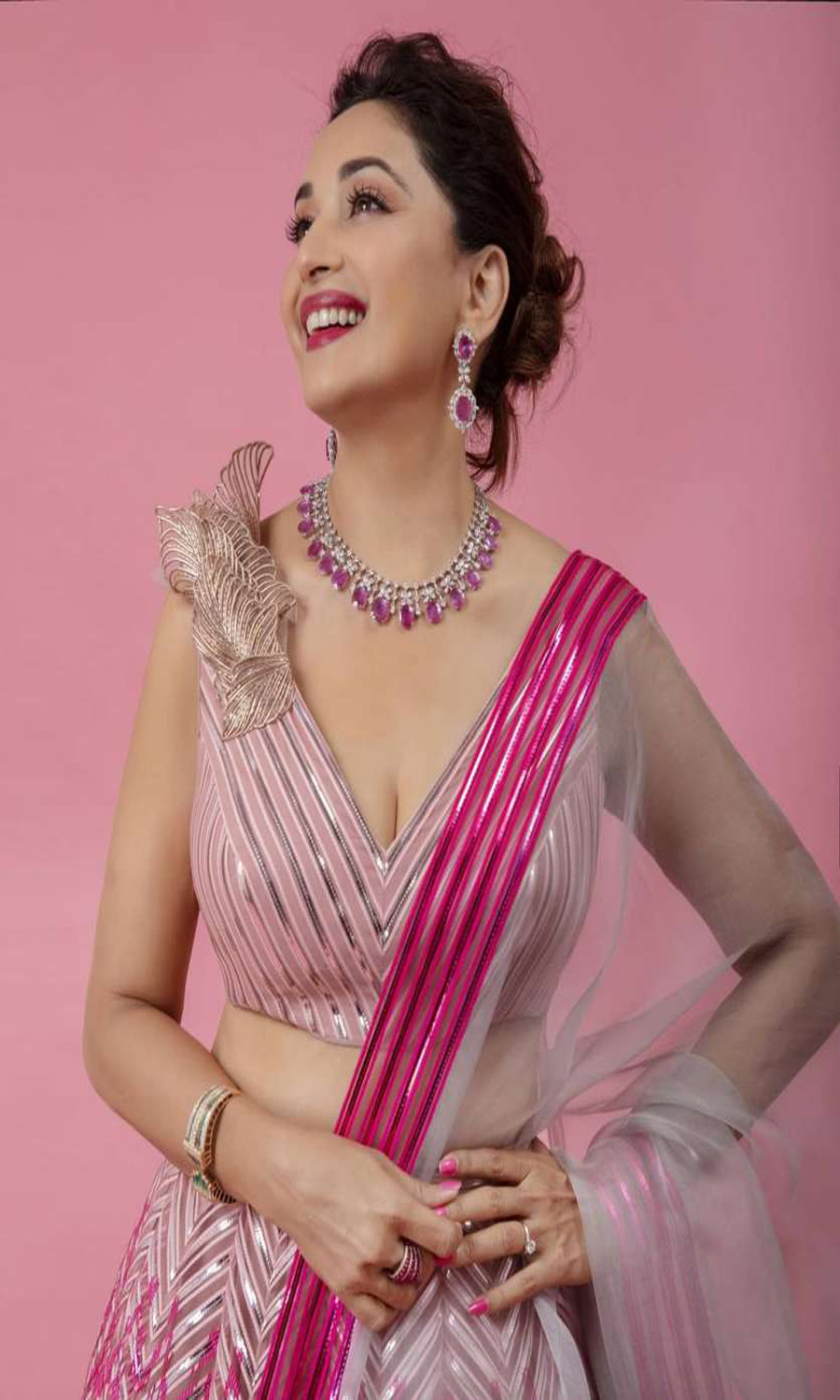 Madhuri Dixit Is Ultimate ‘dhak Dhak Girl In Her Mesmerising Lehenga Styles 8600