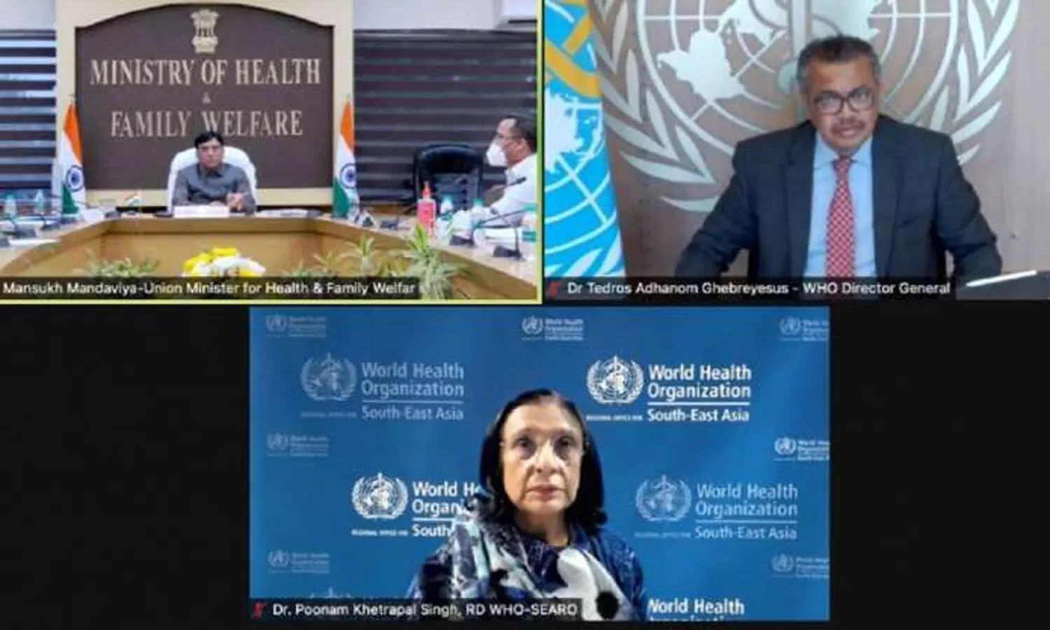 WHO appreciates vaccination drive in India; Tedros hold detailed interaction with Mansukh Mandaviya