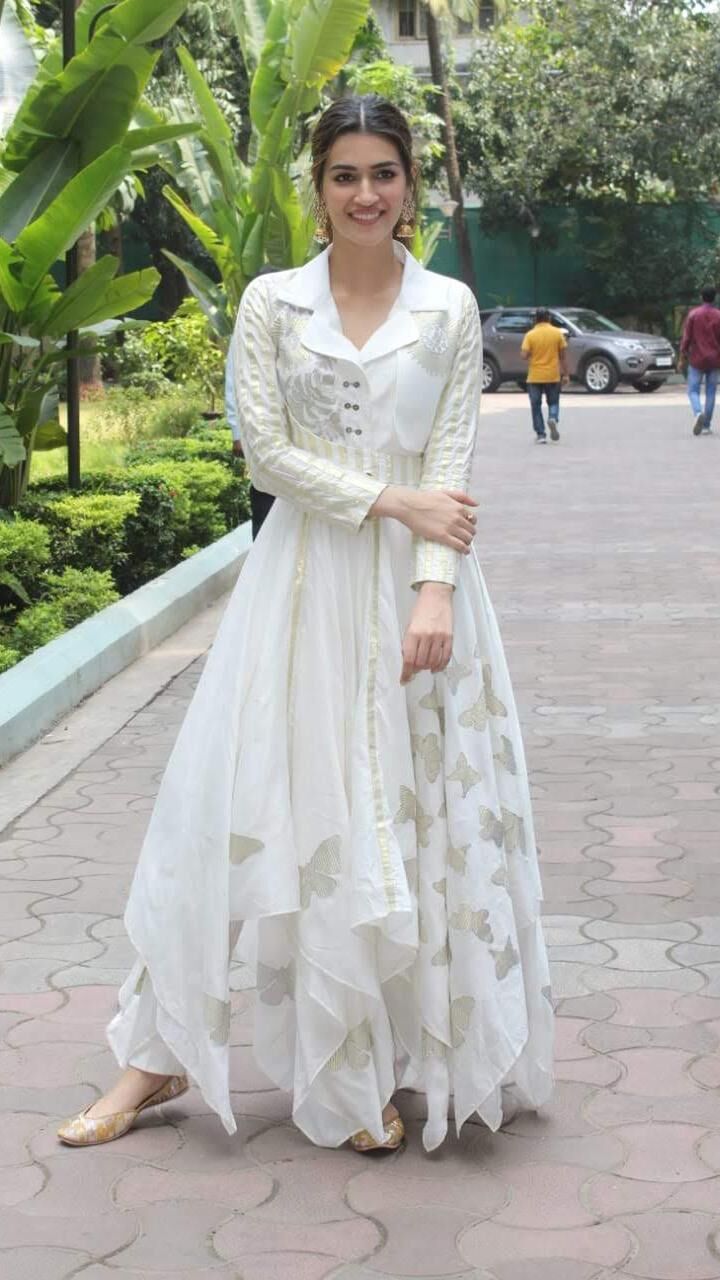 kriti sanon white frock