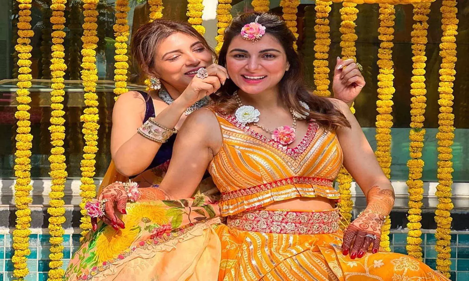 Kundali Bhagyas Shraddha Arya stuns in yellow ensemble as bride to be gears up for her haldi ceremony; PICS