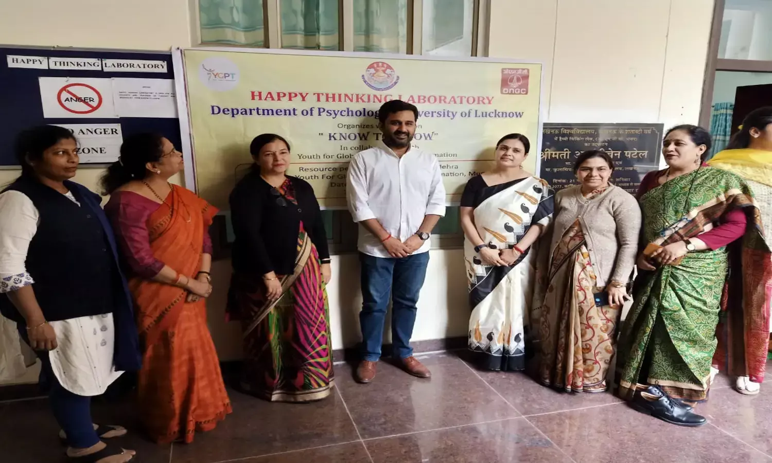 Happy Thinking Laboratory: Psychology Department organizes workshop on Know to Grow at Lucknow University