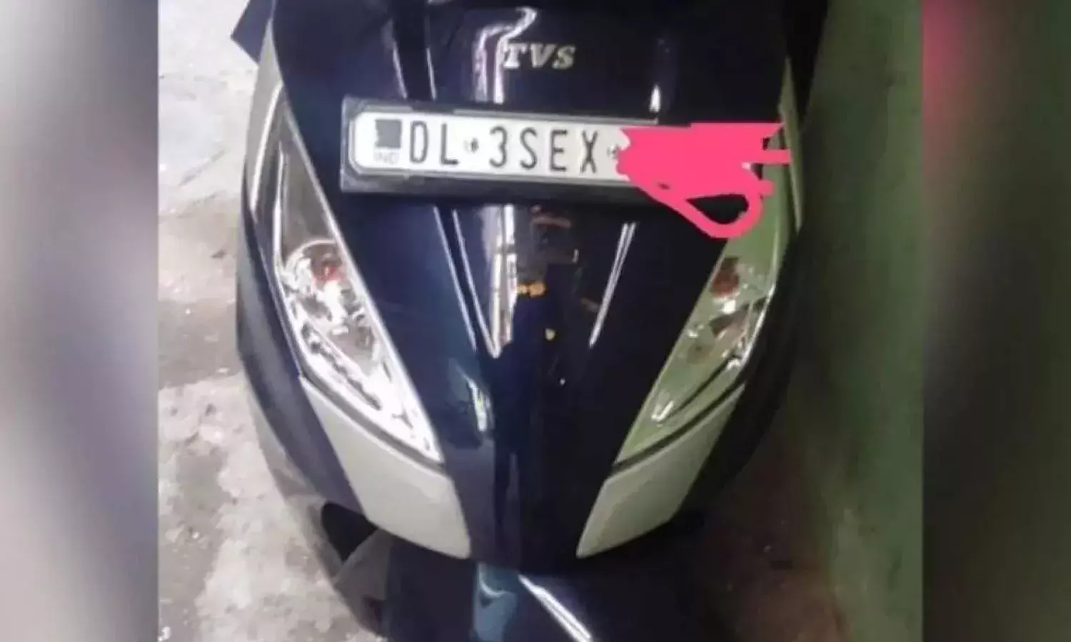 Delhi girl faces taunts as she gets letters SEX on scooter number plate