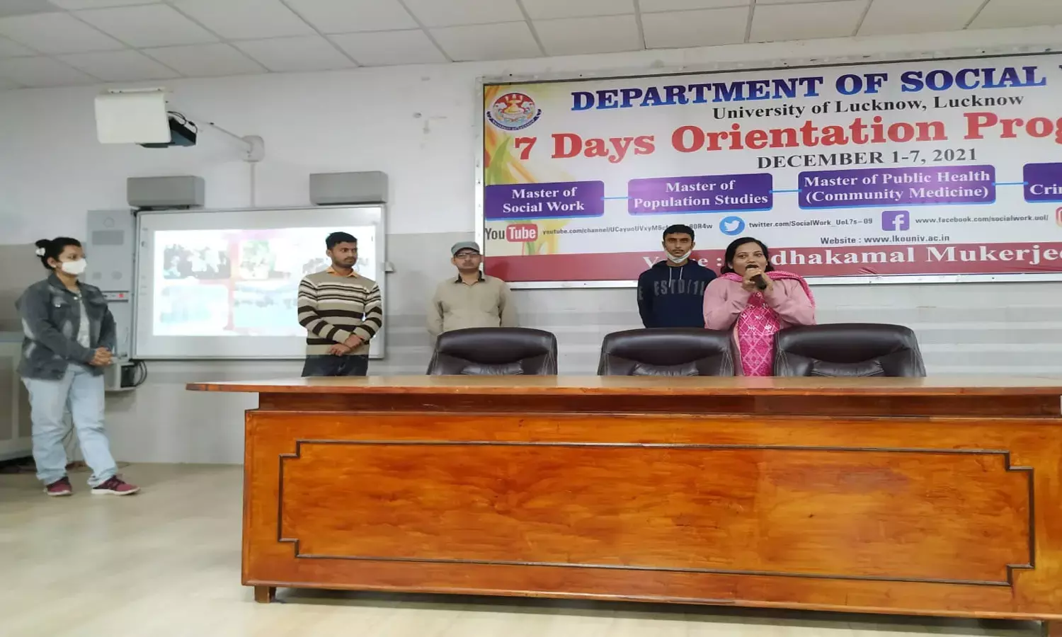 Department of Social Work organizes 7 days Orientation Program at University of Lucknow