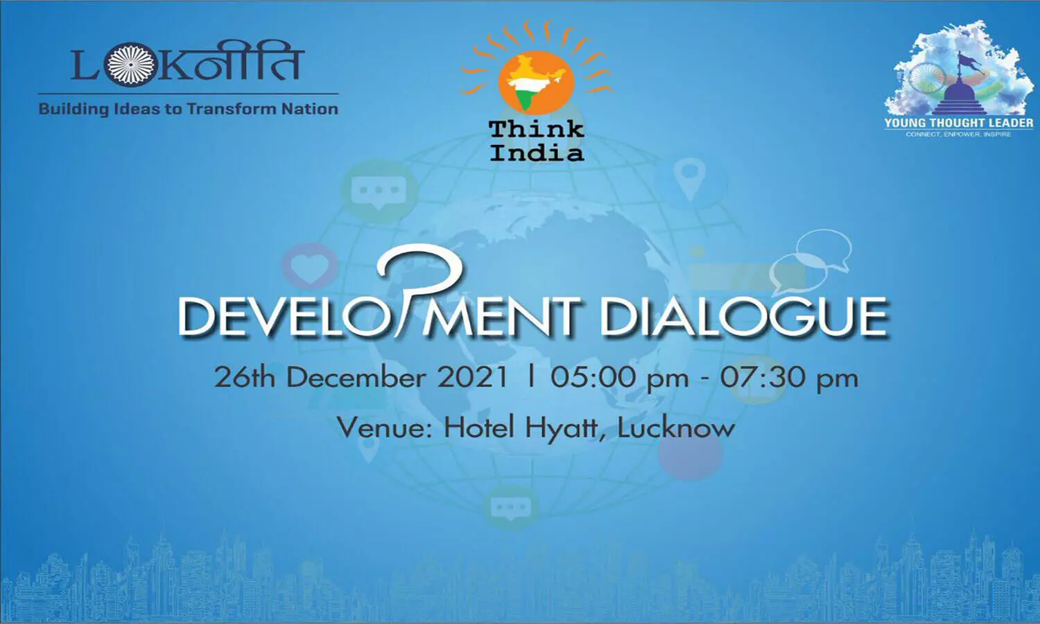 UP Young Thinkers Forum organizes Development Dialogue with Lokneeti India