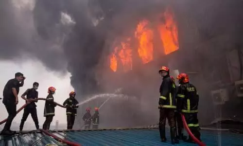 Five killed, scores injured in Bangladesh container depot fire