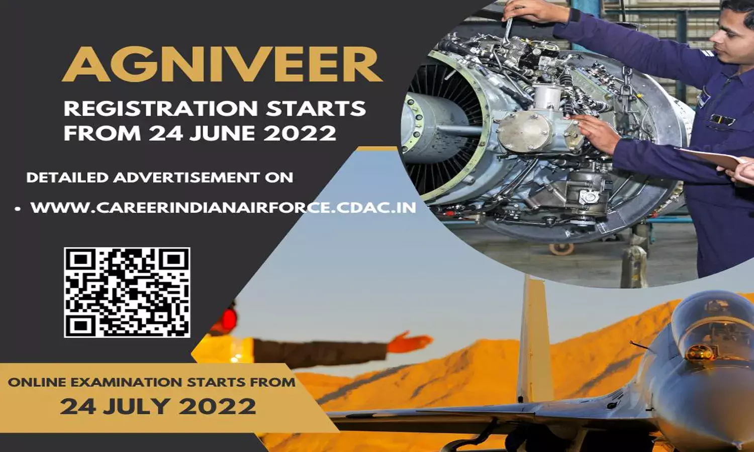 Agneepath Recruitment 2022: Registration for Indian Air Force to begin from June 24, details here Agneepath Recruitment 2022: Registration for Indian Air Force to begin from June 24, details here