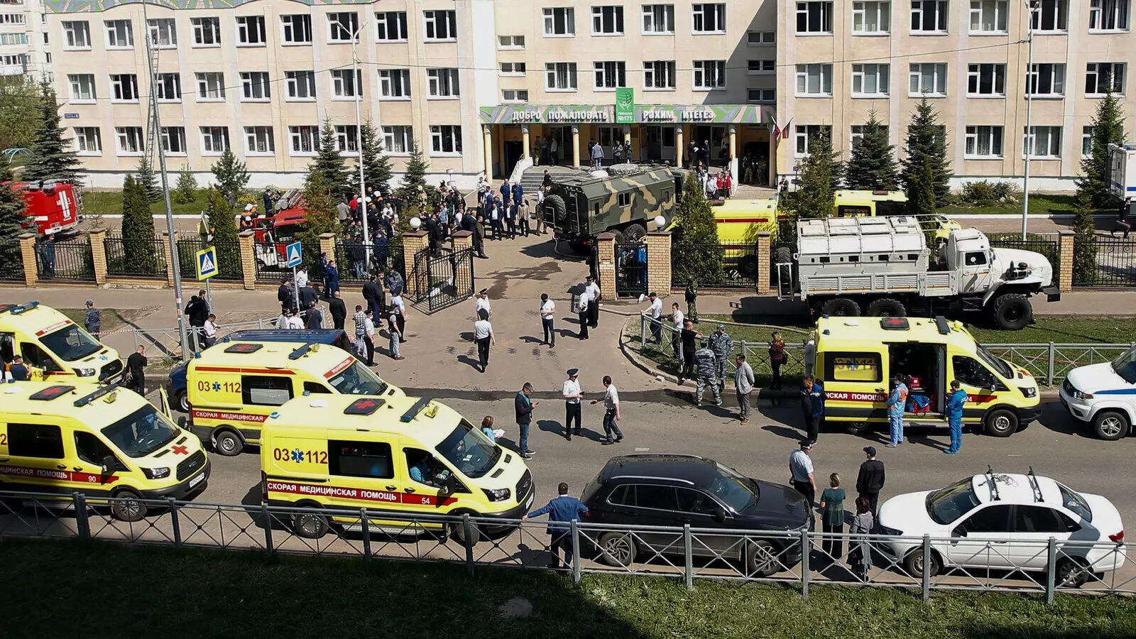13 Killed, 21 wounded in deadly school shooting in central Russia, gunman kills self