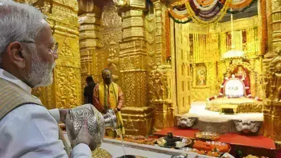 Ahead of back-to-back poll rallies, PM Modi visits iconic Somnath temple in Gujarat