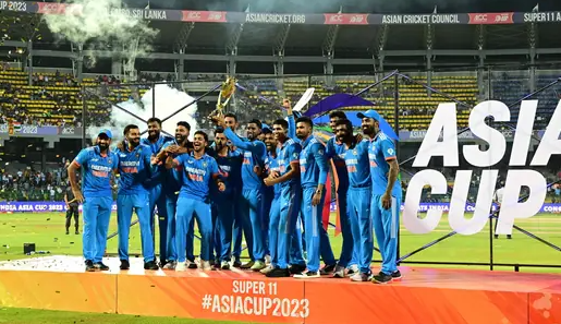 India thrash Sri Lanka by ten wickets to lift Asia Cup