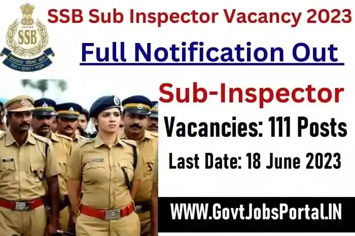 SSB releases posts for sub-inspectors