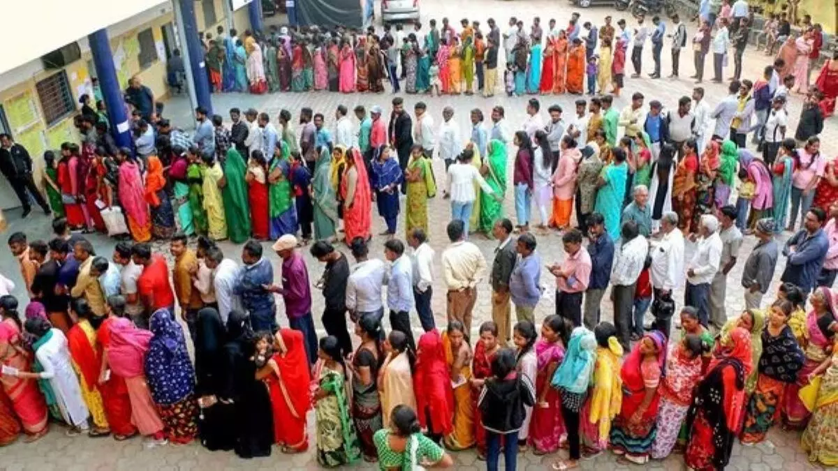 Voting continues on 119 seats of Telangana, Main contest between BRS, Congress, BJP