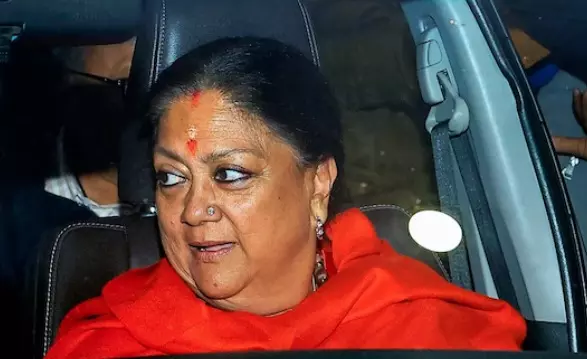 Vasundhara Raje reaches Delhi amidst suspense over post of Chief Minister in Rajasthan