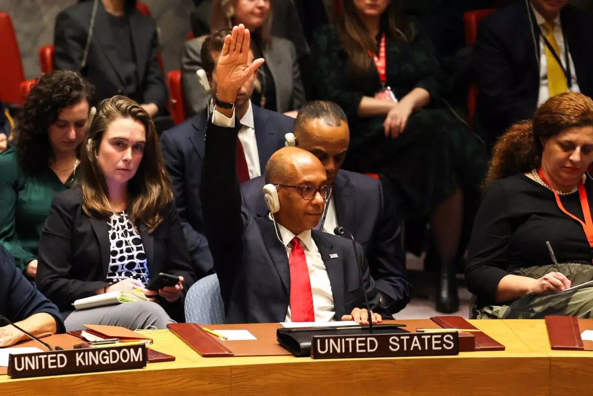 UN resolution for immediate ceasefire in Gaza rejected following US veto