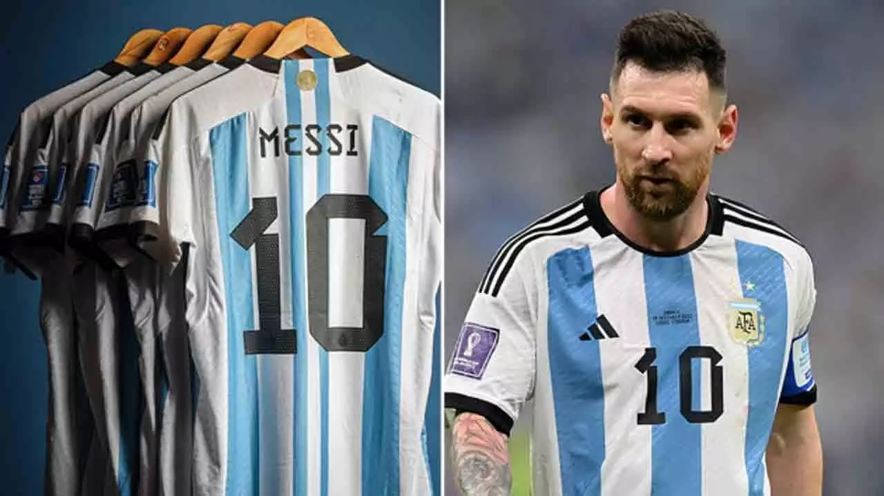 Lionel Messis World Cup jersey auctioned Rs 64.75 crore