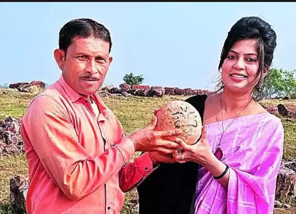 Kuladevta being worshiped in Madhya Pradesh for centuries turns out to be a dinosaur egg