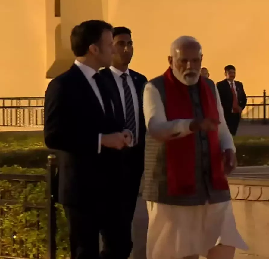 Jaipur welcomes French President Emmanuel Macron