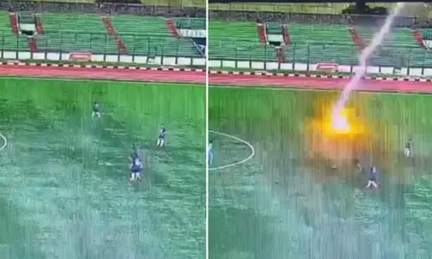 Player dies due to lightning during match, horrifying video of incident goes viral