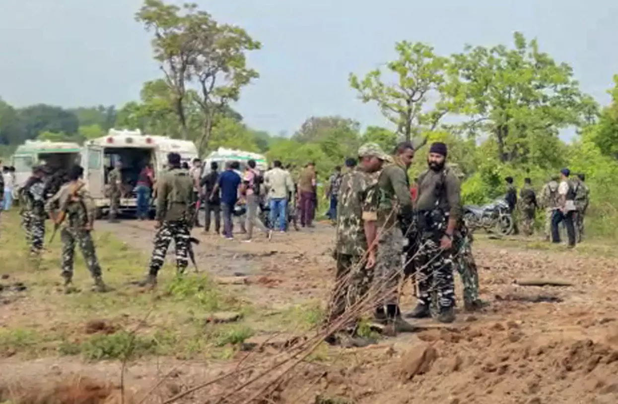 Encounter again between Naxalites and security forces in Chhattisgarh before Lok Sabha elections