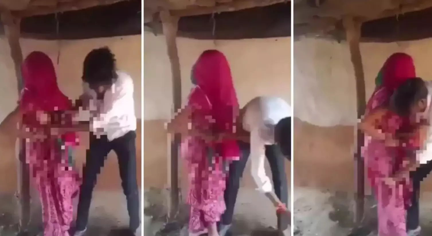 Shameful incident again in Rajasthan, woman stripped, paraded around, video goes viral