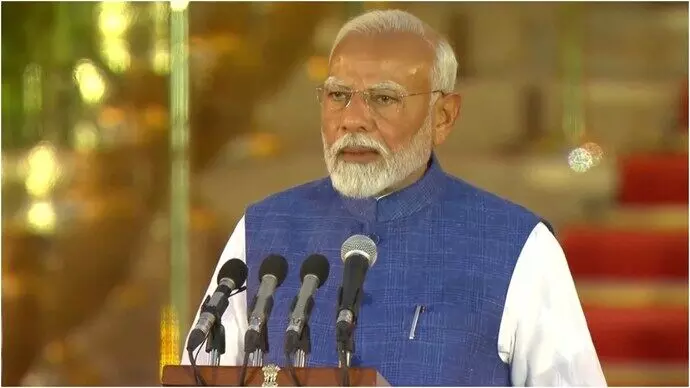 Modi takes oath of PM for record 3rd term, 72 ministers with him