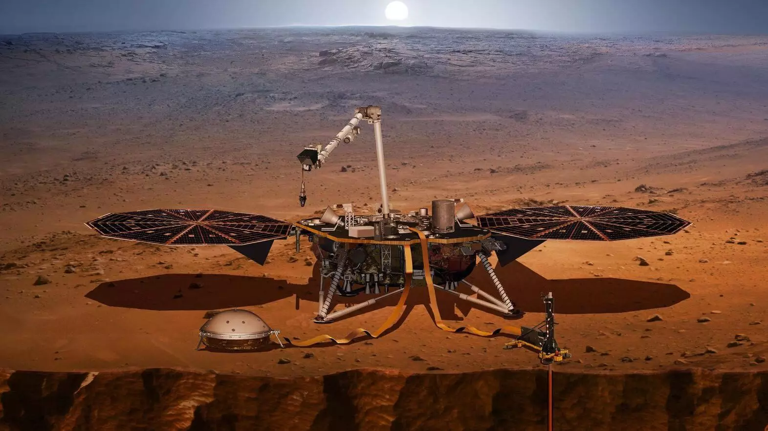 NASAs big discovery, water reserves found under surface of Mars