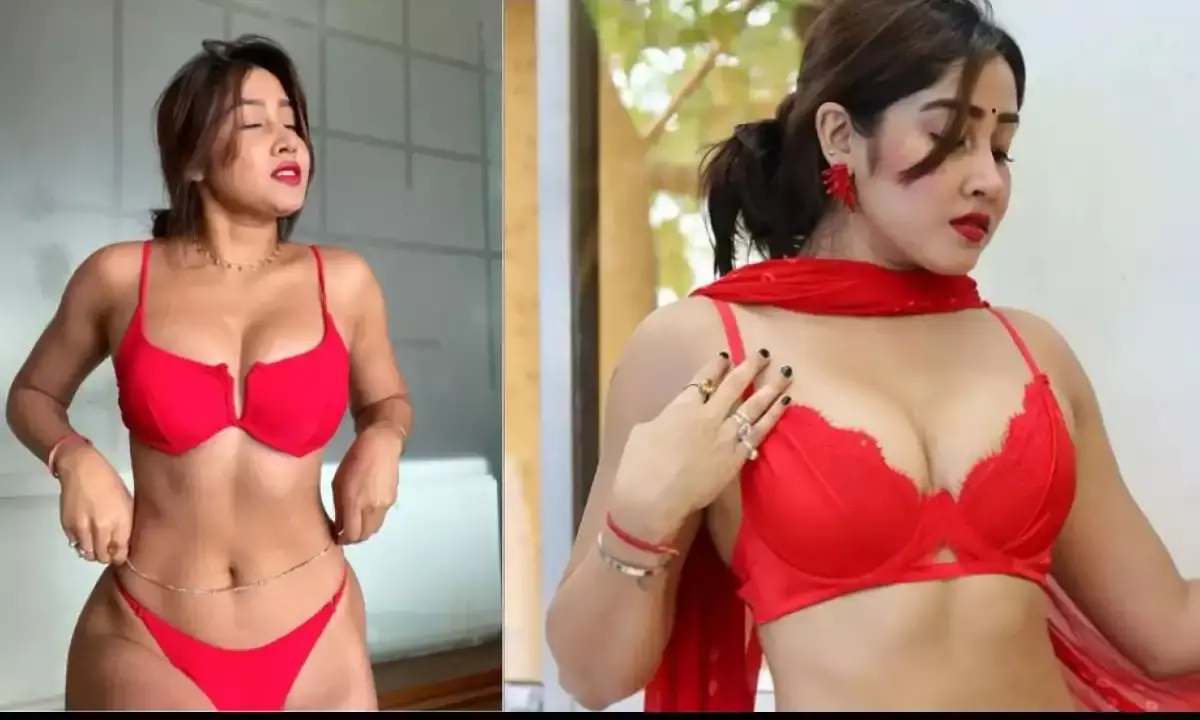 Sexy Video of Sofia Ansaris Viral Red Bikini: Breaking Boundaries with  Bold Style