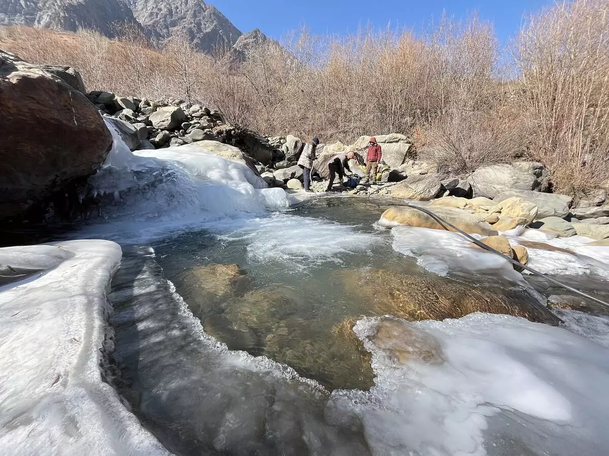 Snowfall on mountains, Dal Lake freezes... Himachal, Uttarakhand, Kashmir are experiencing severe cold
