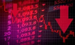 Sensex crashes over 2,300 points after Budget; Nifty down over 600 points Sensex crashes over 2,300 points after Budget; Nifty down over 600 points