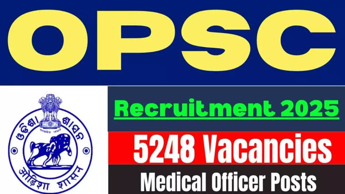Recruitment for 5248 posts of Medical Officer in this state