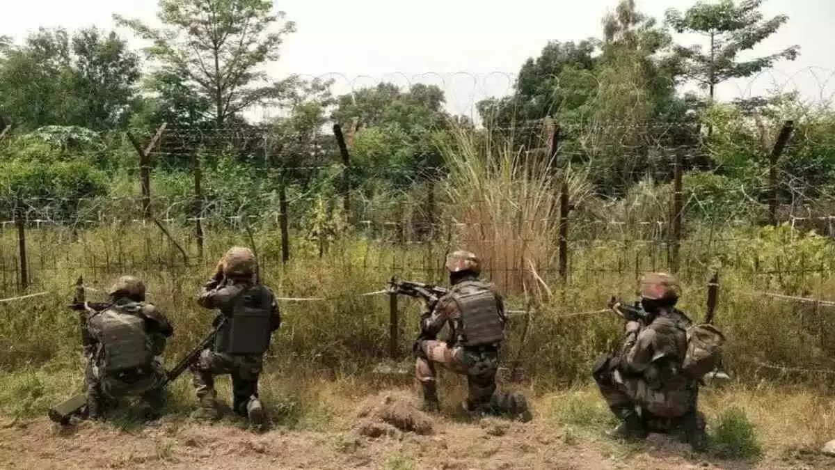 Soldiers during encounter