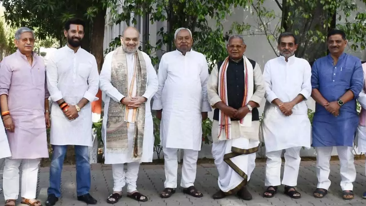 Mission Bihar: Shah holds meeting with Nitish, Chirag