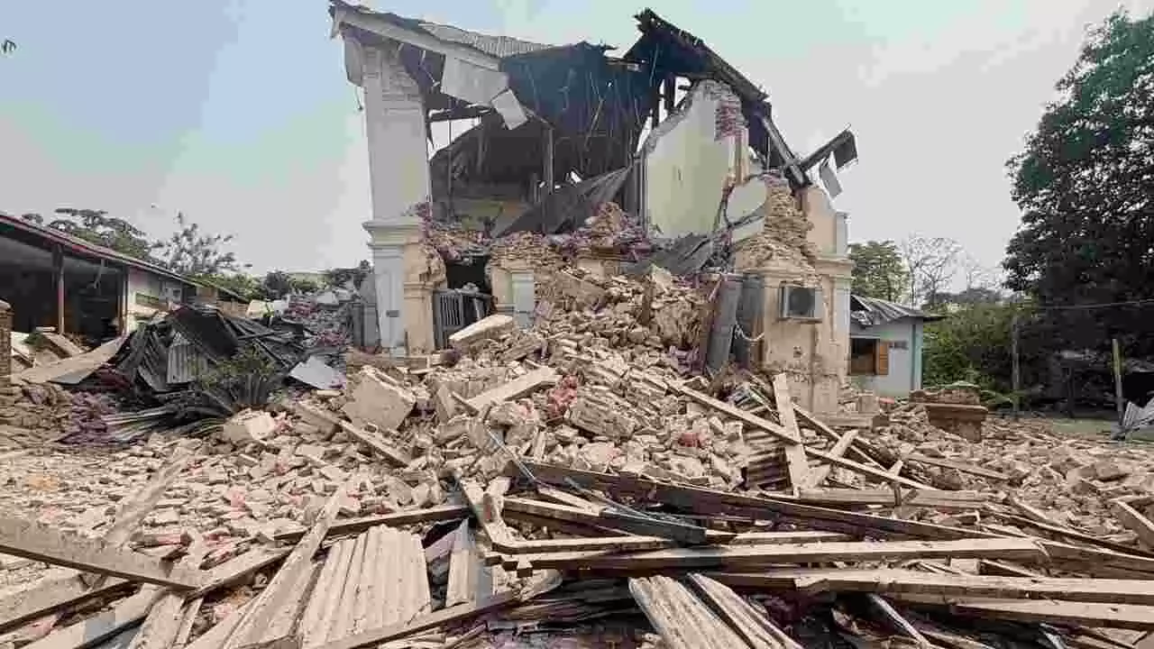Bangkok Skyscraper Collapses After Myanmar Quake