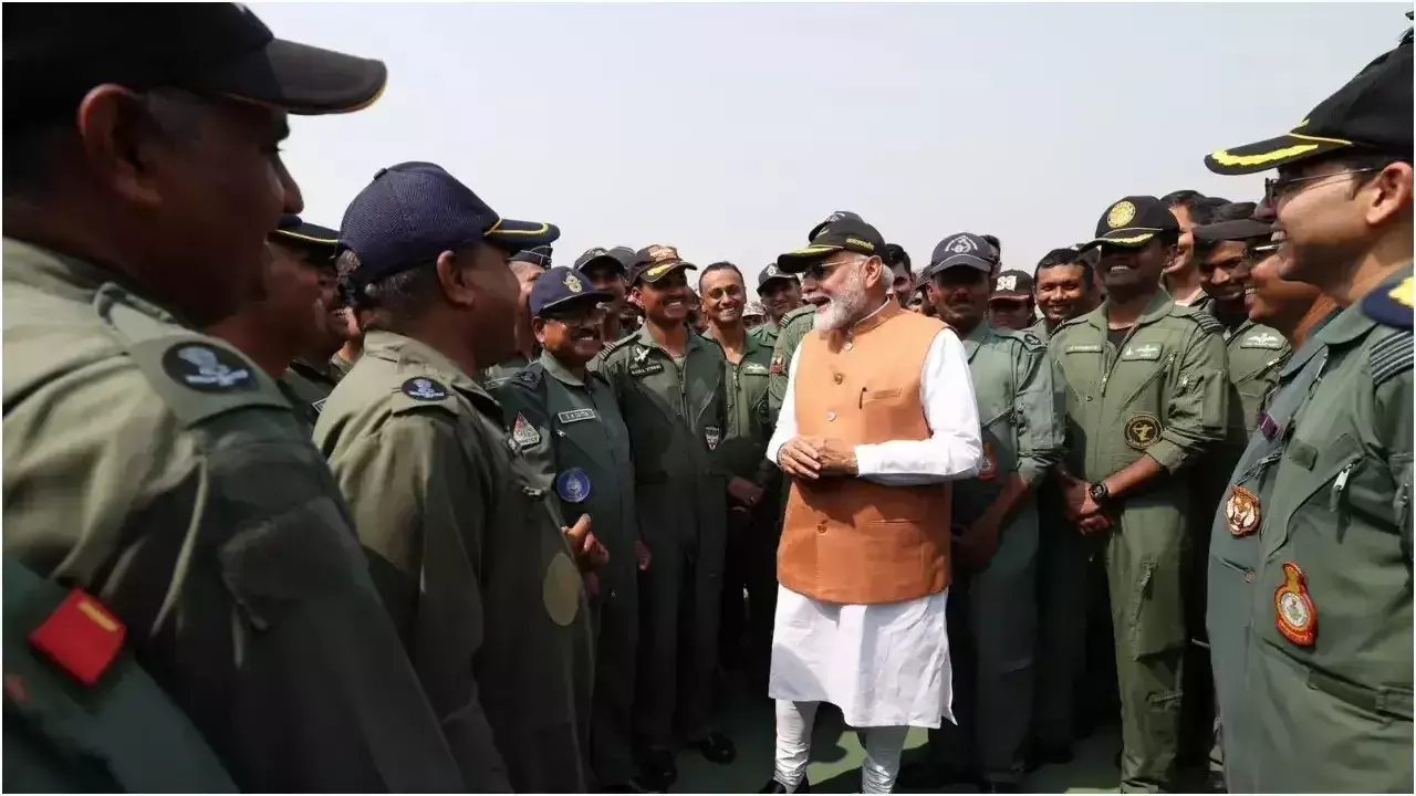 ‘Ghar me ghuske maarenge’: At Adampur Air Base, PM Modi reaffirms stance on terrorism